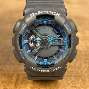 Casio G-Shock Men 5146 GA-110TS Matte Gray Quartz Analog Digital Watch